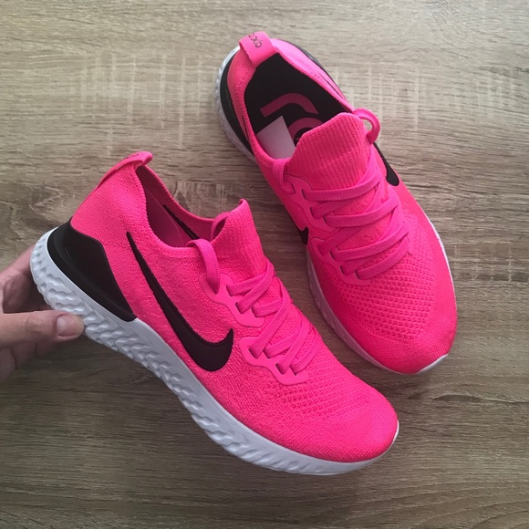 Nike Shoes - New NIKE EPIC REACT 2 FLYKNIT WOMEN'S RUNNING SHOES PINK BLAST 7.5